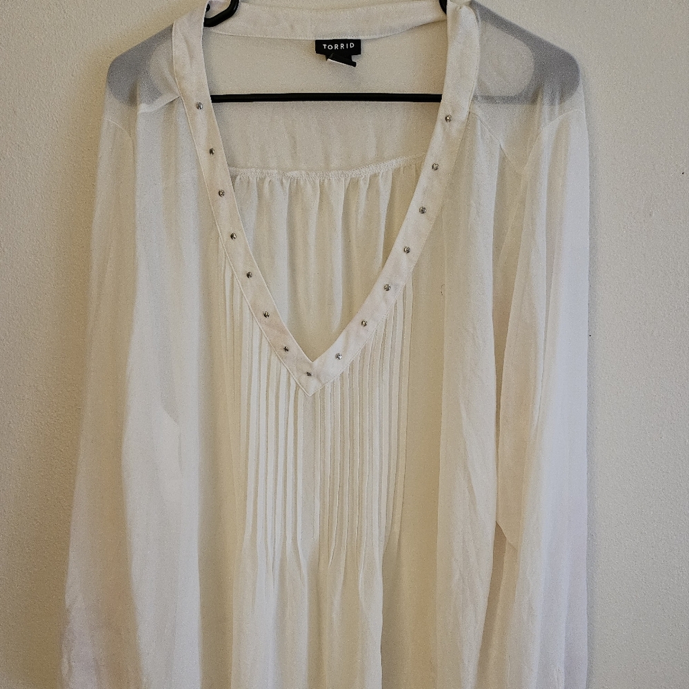 Torrid Sheer Long sleeve